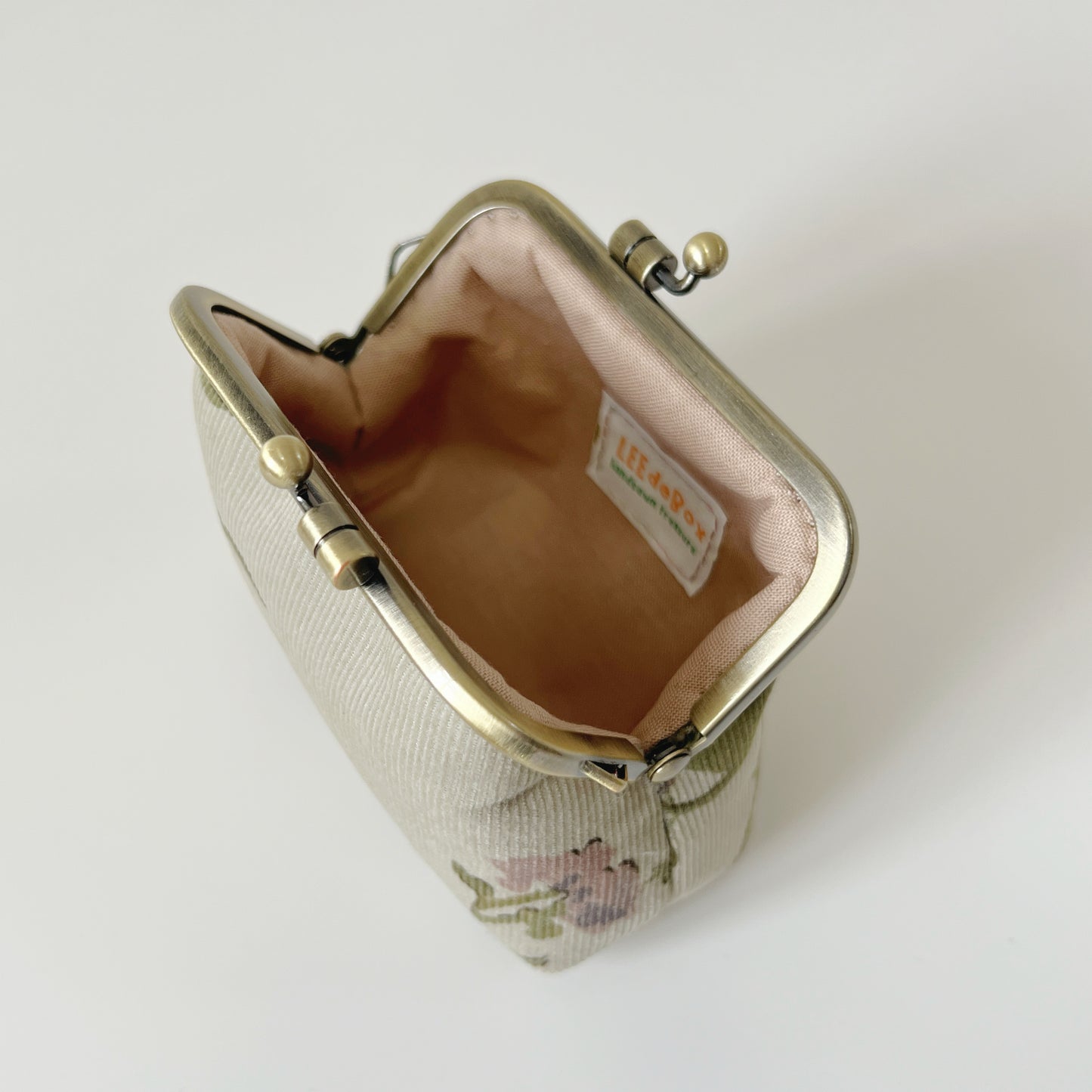 Vintage Forest - Handmade Fabric Kiss Lock Purse